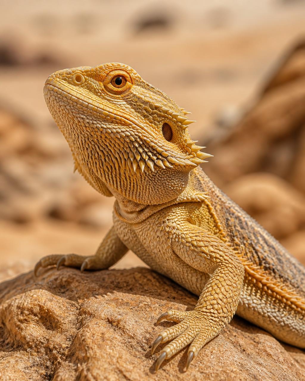 Bearded Dragon reptile ambassador at Keeping It Scaly